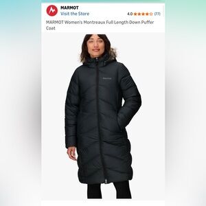 MARMOT Women's Montreaux Full Length Down Puffer Coat XL